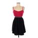 Silence and Noise Cocktail Dress - Mini: Red Color Block Dresses - Women's Size Medium