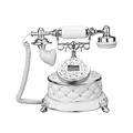 Baoblaze Retro Landline Telephone Desktop Ornament with Redial Function Classic Corded Desk Phone Desk Telephone for Cafe Hotel Office