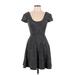 Sparkle & Fade Casual Dress - A-Line: Black Stars Dresses - Women's Size Medium