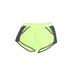 Under Armour Athletic Shorts: Green Chevron Activewear - Women's Size Small