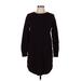Ann Taylor LOFT Casual Dress - Sweater Dress: Burgundy Dresses - Women's Size Medium