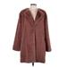 BB Dakota Faux Fur Jacket: Brown Jackets & Outerwear - Women's Size Large