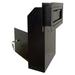 Plugsharge Door Drop Box, Mail Slots Through the Door Prevents Fishing Locking Steel Mailbox w/ Rear Access in Black | 9.75 H x 4.5 W in | Wayfair