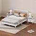 3 Pieces Bedroom Sets Classic Paint Platform Bed - Queen/King