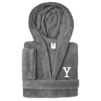 Sweet Kids 100% Polyester SUPER PLUSH Double Brushed Hooded Bathrobe with White Bookman Monogram