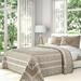 Mistana™ Burmeister Fifer Lightweight Cotton Blend Oversized Jacquard Farmhouse Mandala Bedspread Set Cotton in Brown | Wayfair