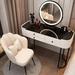 Everly Quinn Home Dressing Table w/ Mirror Bedroom Modern Minimalist Multifunctional Storage Cabinet Makeup Table Household Furniture | Wayfair