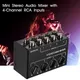 4-Kanal kleiner Audio-Mixer Stereo-Spender für Live-Studio-DJ-Geräte cx400 Mini passiver