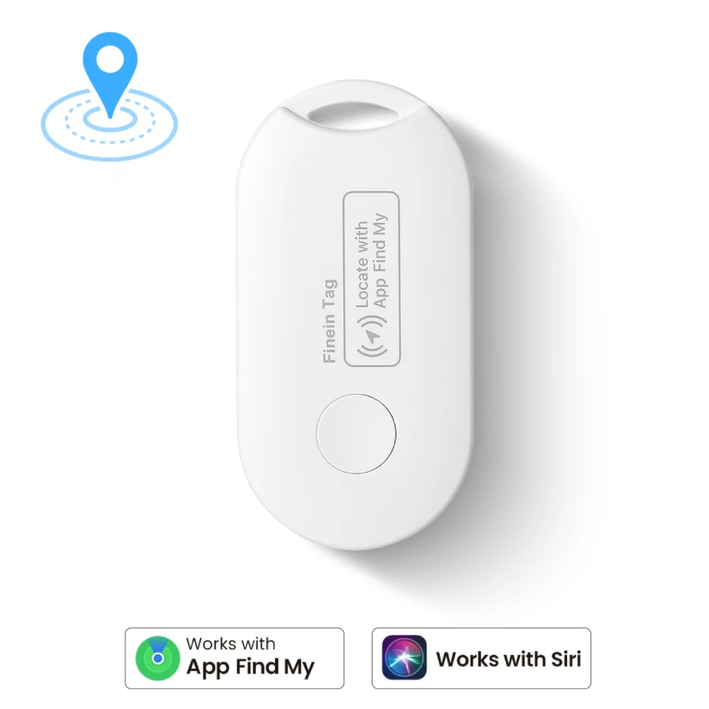 Global GPS Locator Mini Smart Tag funktioniert mit iPhone Find My APP Anti-Lost-Erinnerungsgerät-Tracker für Auto-Geldbörsen-Schlüsselfinder Image