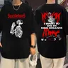 Y2K G59 Suicide Boy camicia oversize in puro cotone Rap camicia Hip Hop Suicide Boy Fan Gift o-collo