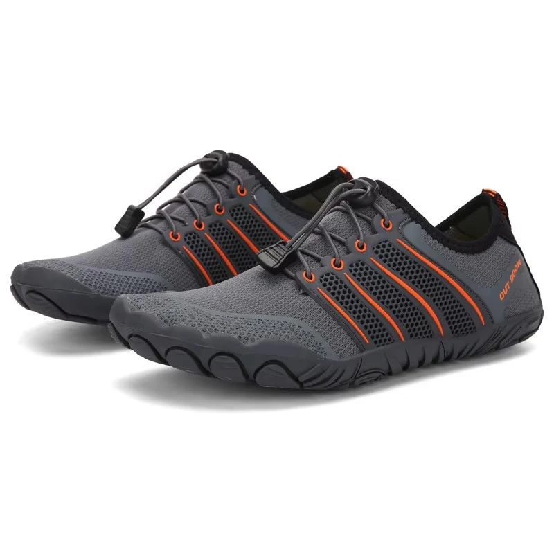 Herren Minimalistische Lauf-Cross-Trainingsschuhe Barfußschuhe Big Toe Box Fünf-Finger-Schuhe Saguaro Barfuß Pit Viper Paracord