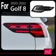 AKD Auto Modell Schwanz Lampe für Golf 8 Schwanz Lichter 2020-2021 Golf 8 LED Rücklicht Golf MK8