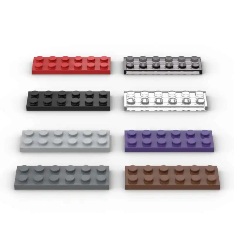 MOC 10PCS 3795 2x6 Platte Bausteine Kit High-Tech Bord Licht Panel Ziegel Partikel Idee spielzeug Kinder Geburtstag Kind Geschenke Image