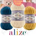 Alizé Velluto Tricot de velours Softy Hand Yarn 4 Pelote - Amigurumi - Bébé Mouton - Jouets -