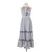 Maggy London Casual Dress - Maxi: Gray Dresses - Women's Size 2