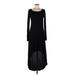 Ella Moss Casual Dress: Black Dresses - Women's Size Medium