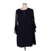 Vince Camuto Cocktail Dress - A-Line: Black Solid Dresses - Women's Size 14