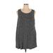 H&M Casual Dress - DropWaist: Gray Marled Dresses - Women's Size X-Large