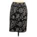 Lilly Pulitzer Casual Skirt: Black Batik Bottoms - Women's Size 2