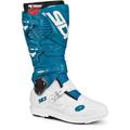 Sidi Crossfire 3 SRS Motocross Boots, white-green-blue, Size 46