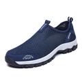 Homme Mocassins et Slip On Mocassins de confort Grandes Tailles Marche Extérieur du quotidien Maille Respirable Mocassins Noir Bleu de minuit Gris Eté Printemps