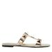 Valentino Women's Roman Stud Flat Slide Sandals - Yellow