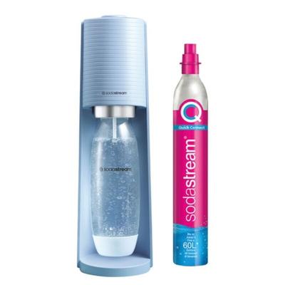 Wassersprudler + 1 l flasche + 1 zylinder – pastellblau Sodastream 1012811333