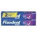 Fixodent Plus Gum Care DNF2 Denture Adhesive Cream for Fulls and Partials 2 oz (57g) - Pack of 2