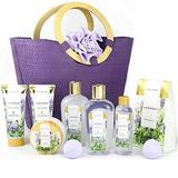 Spa Luxetique Gift Baskets for Women Spa Gifts for Women-10pcs Lavender Gift Sets with Body Lotion Bubble Bath Relaxing Bath Sets for Women Gift Birthday Gifts for Women Easter Gifts for Women