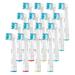 Milos Electric Toothbrush Heads DNF2 for Adults Aged 16+ Pack of 16 Professional Toothbrush Replacement Heads Compatible with Oral-B Toothbrushes