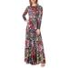 Ava Embroidered Floral Gown