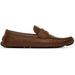 Brown Signature Coin Driver Loafers