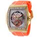 Renewed Invicta Reserve S1 Rally Diablo Automatic Men's Watch - 51.3mm Orange White (AIC-43428)