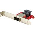 StarTech.com Mini-SAS Adapter, Dual SFF-8643 auf SFF-8644, Voll und Low-Profile Slotblech, 12Gbit/s