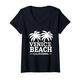 Damen Venice Beach Kalifornien T-Shirt mit V-Ausschnitt