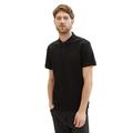 TOM TAILOR Herren Basic Piqué Poloshirt, 29999 - Black, XL