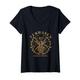 Damen Terrasen Home Of The Stag, Thron of Glass Book Lover T-Shirt mit V-Ausschnitt