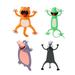 Clearance! Ongmies Office Supplies Clearance Stereo Bookmark 4Pcs Gift Animal Kawaii Bookmark Student 3D Cartoon Wacky Office Stationery Tools