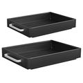 Splendid 2 PCS Pull out Cabinet Organizer Storage Drawer Easy To Install Fixed with Adhesive Nano for Cabinets Storage Rack Storage Rack