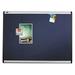 Prestige Plus Magnetic Gray Fabric Board 36 X 24 Aluminum Frame (Qrtmb543a)