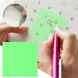 Fimeskey seasonal back to school Clearance Sticky Notes 3in Notes 300PCS Transparent 3in Sticky Notes Sticky X Waterp-roof 75x75mm Sticky Notes Coloured Office&Craft&Stationery