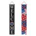 Clearance! Gheawn Flags_ Banners & Accessories a Banner American Independence Day Couplet National Day Activity Dwarf Couplet Red and Blue Bar Atmosphere Party Porch Decoration Hanging Flag