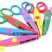 Craft Scissors Decorative Edge Scissors for Crafting Craft Scissors Zig Zag Scissors Kids Scissors Pattern Scissors for Kids Adults Crazy Scissors Scrapbook Scissors for School 6 Pack