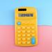 Peorpel Desktop Calculator 8 Digit with Solar Power and Easy to Read LCD Display Big Buttons for Home Office School Class and Business 4 Function Small Basic Calculators for Desk