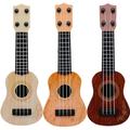 Qumonin 3 PCS Classical Ukulele Instrument with 4 Nylon Strings for Kids