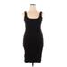 rue21 Cocktail Dress - Bodycon: Black Solid Dresses - Women's Size 1X