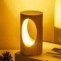 Christmas Clearance Holiday Deals 2023! TUOBARR Small Night Lights Bedside Table Lamps Minimalist Solid Wood Table Lamp Bedside