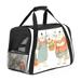 Easter Premium Fabric Cat Carrier | 17x10x11.8 in | 900D Oxford Cloth & Sherpa Base | Lightweight & Durable | Nylon Webbing Straps | Spacious | Pet Bag for Travel & Transportation