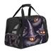 Halloween Witch Hat Cat Carrier Bag - Premium Fabric 900D Oxford Cloth - Sherpa Base - Nylon Webbing - 17x10x11.8 in - Ideal for Travel - Durable and Comfortable - Pet Accessory for Cats