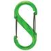 Nite Ize S-Biner Plastic Size-4 Double-Gated Carabiner Lightweight Yet Strong Transparent Lime